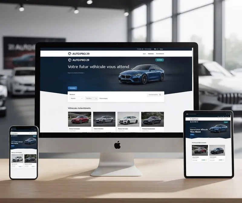 AutoPro29 - Site vitrine concessionnaire automobile