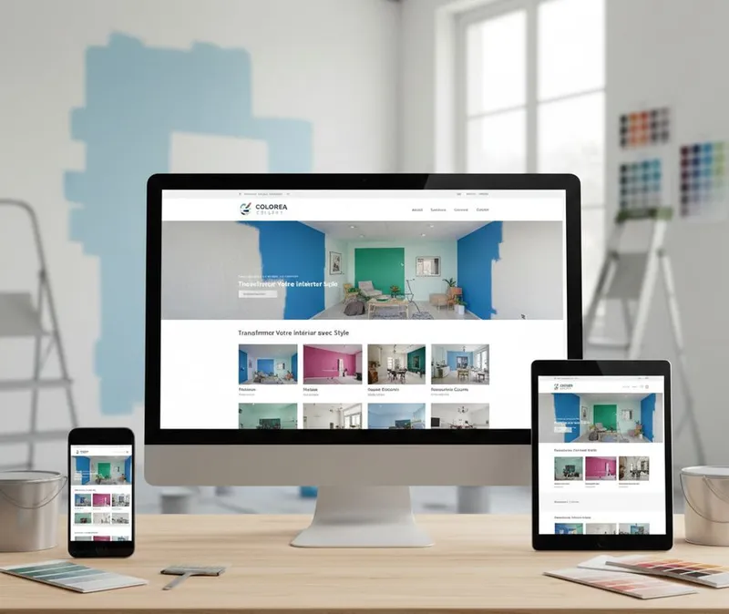 Colorea Concept - Site vitrine artisan peintre