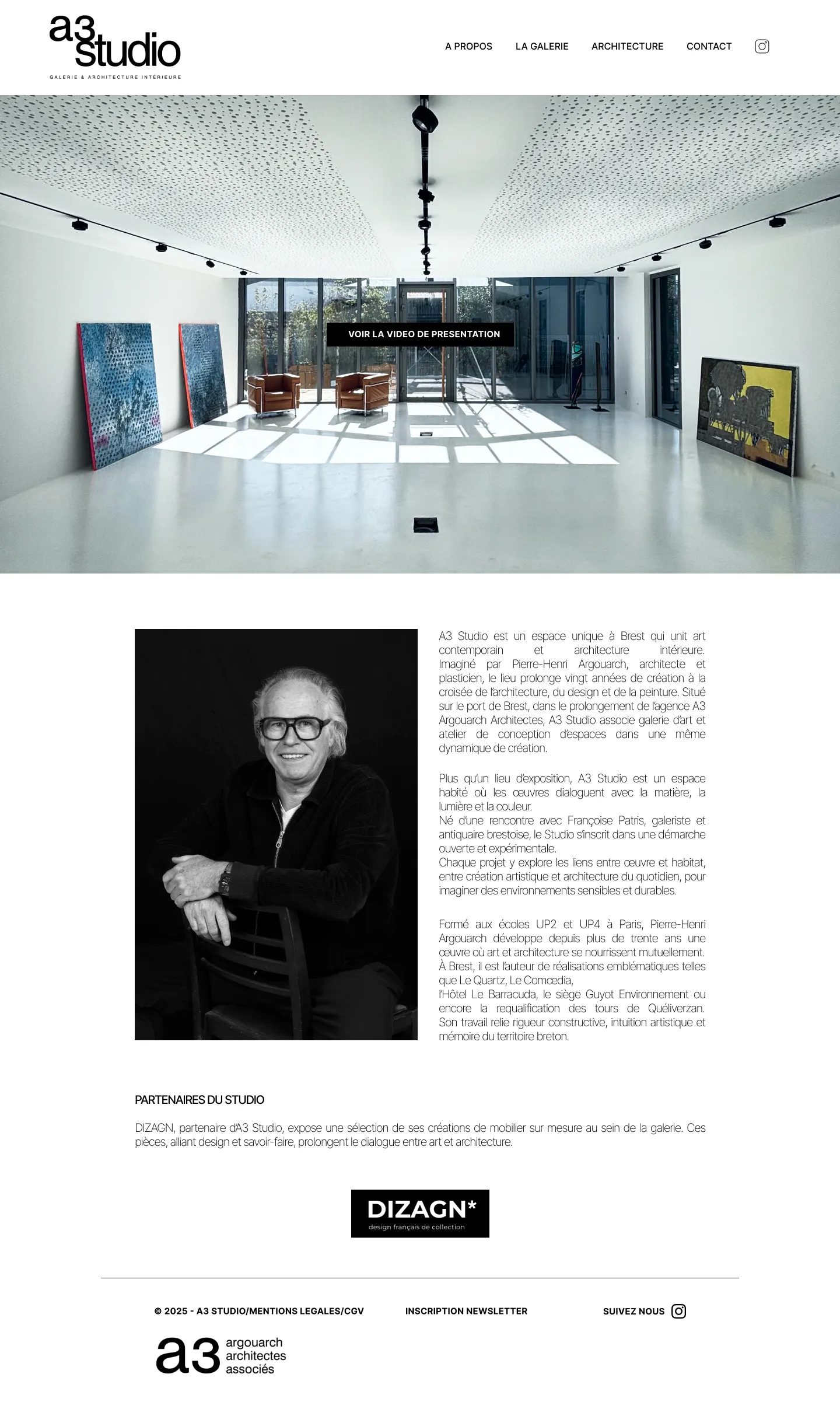A3 Studio Galerie - Site galerie d'art - A3 Studio Site Page A Propos