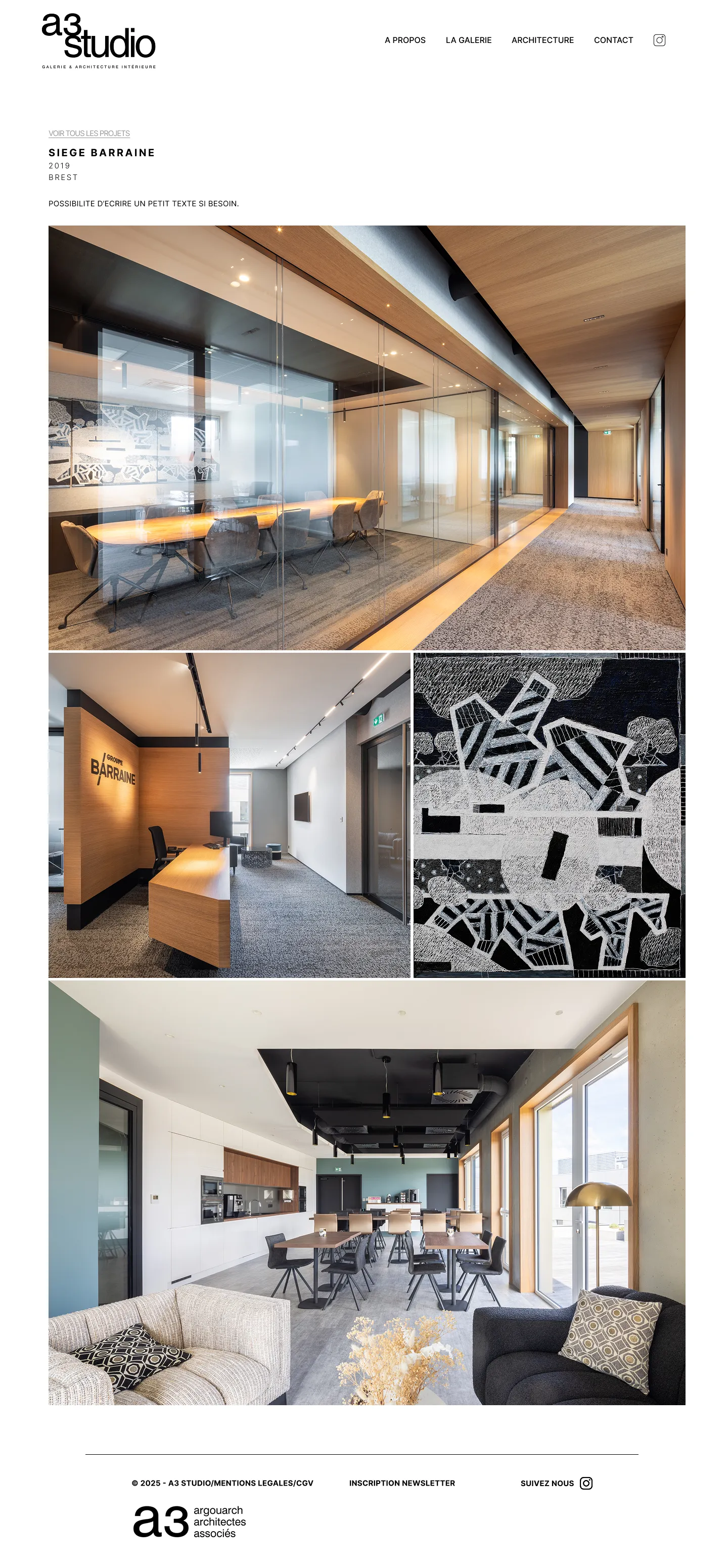 A3 Studio Galerie - Site galerie d'art - A3 Studio Site Pas Dun Projet