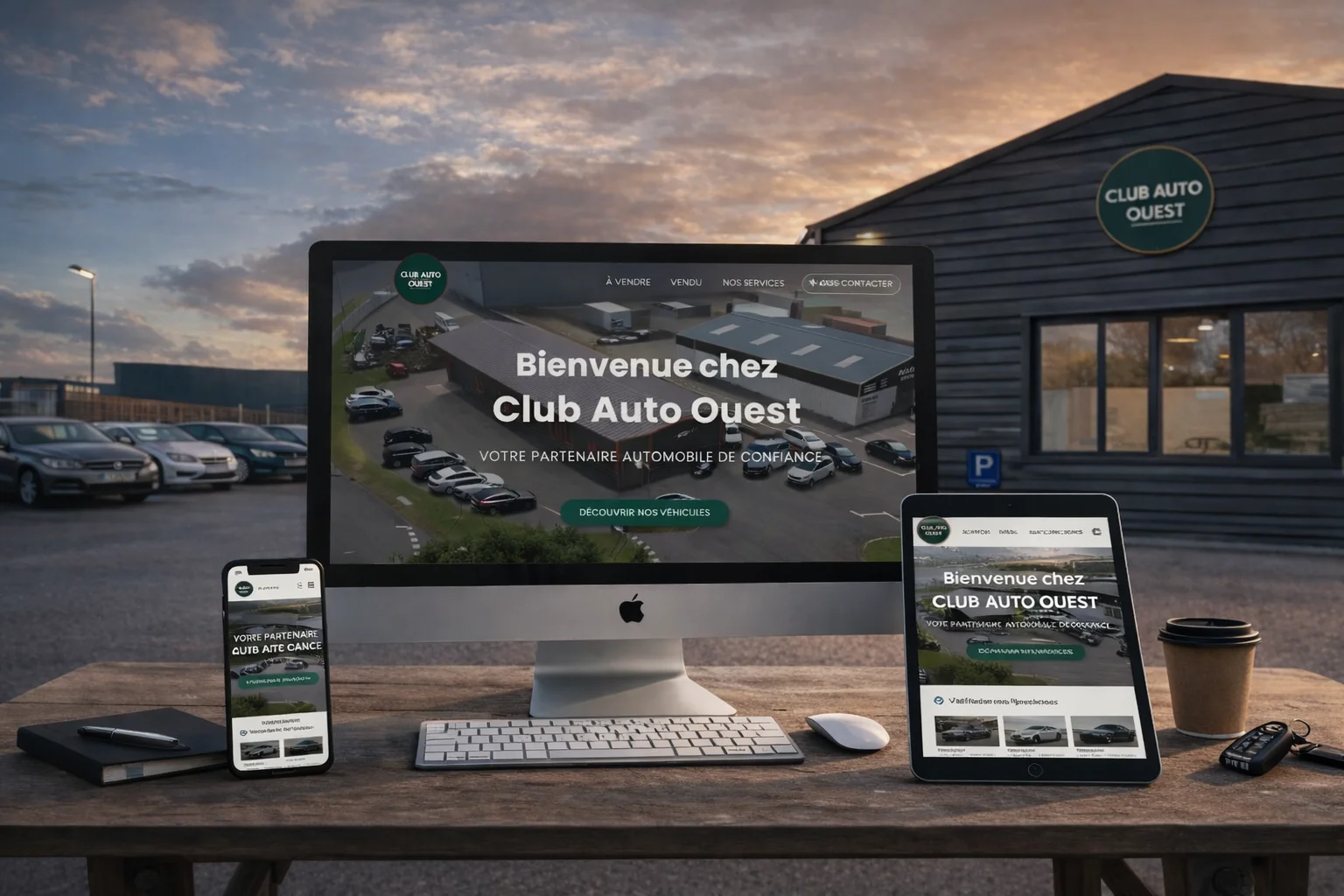 Club Auto Ouest - Site vitrine concessionnaire automobile