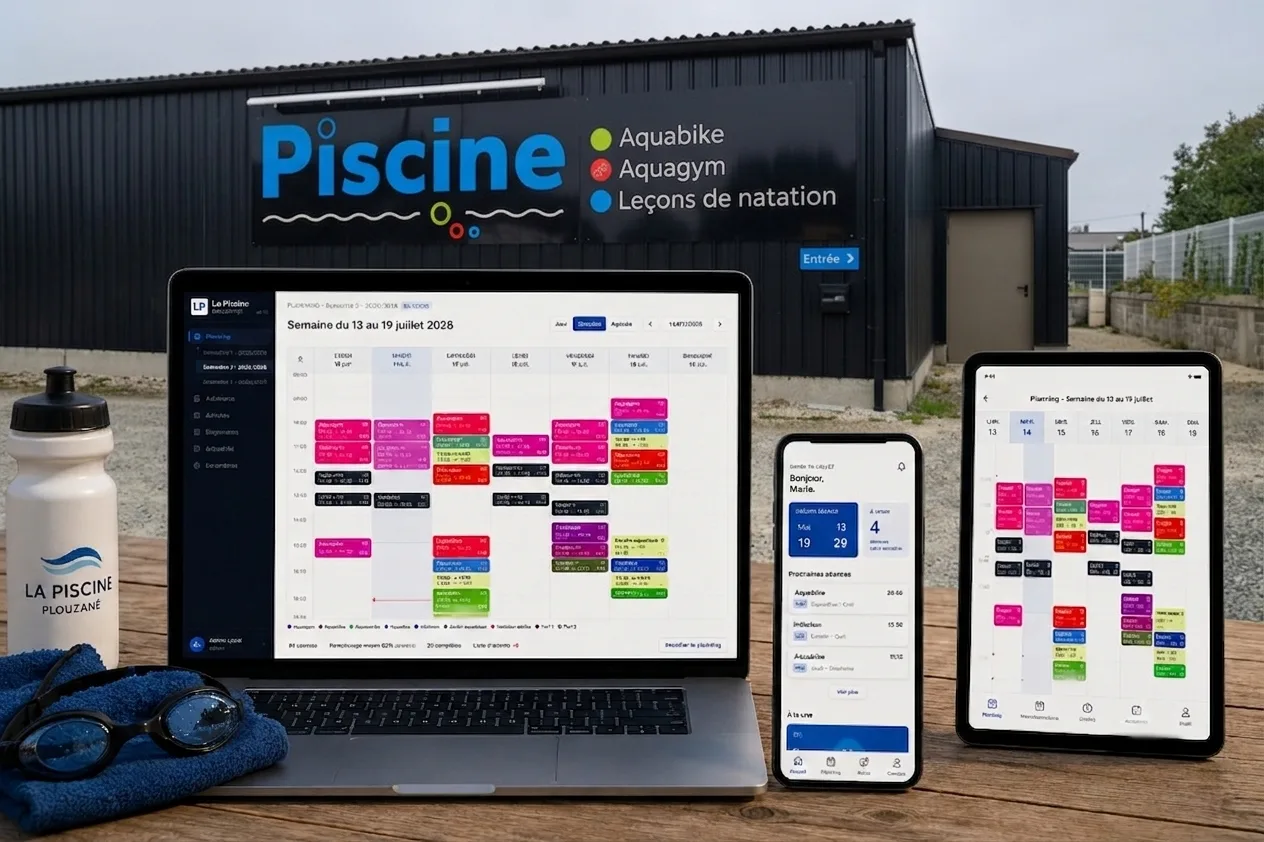 La Piscine de Plouzané - Application de réservation & gestion de club