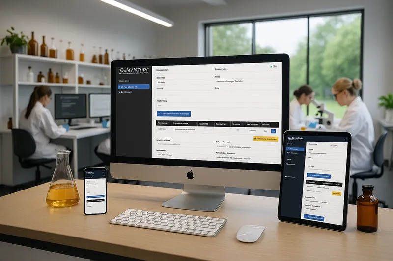 TechErp - ERP de gestion de devis cosmétiques